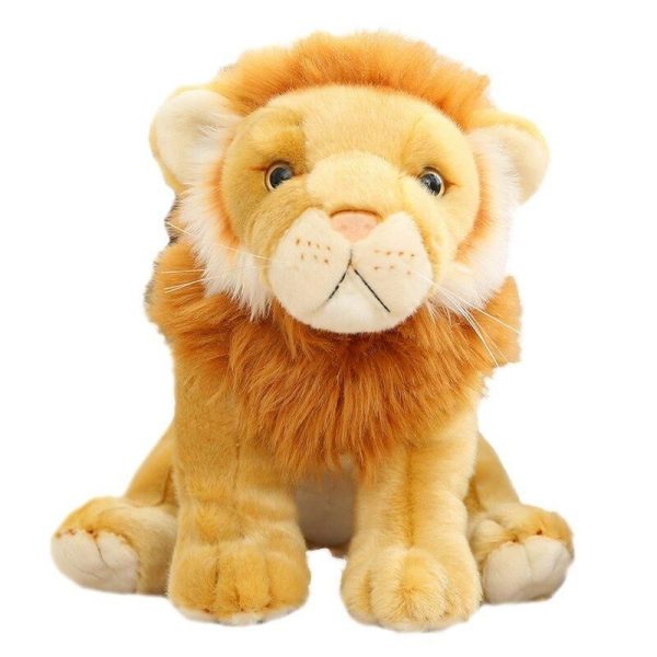 peluche lion mâle