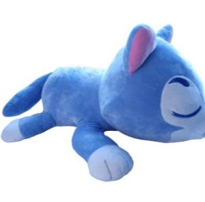 peluche loup bleu