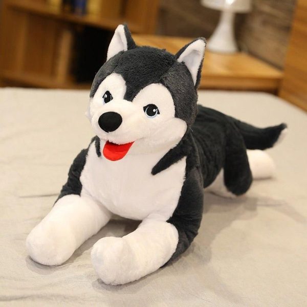 peluche loup fille