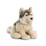 peluche loup gris