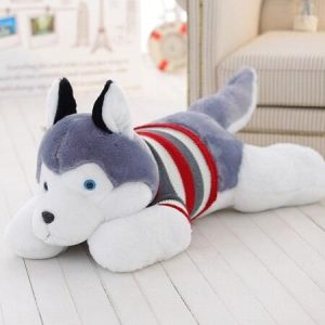 peluche loup habillé