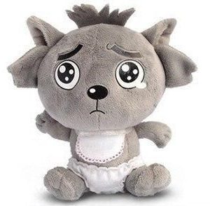 peluche loup mignon