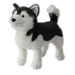 peluche loup noir