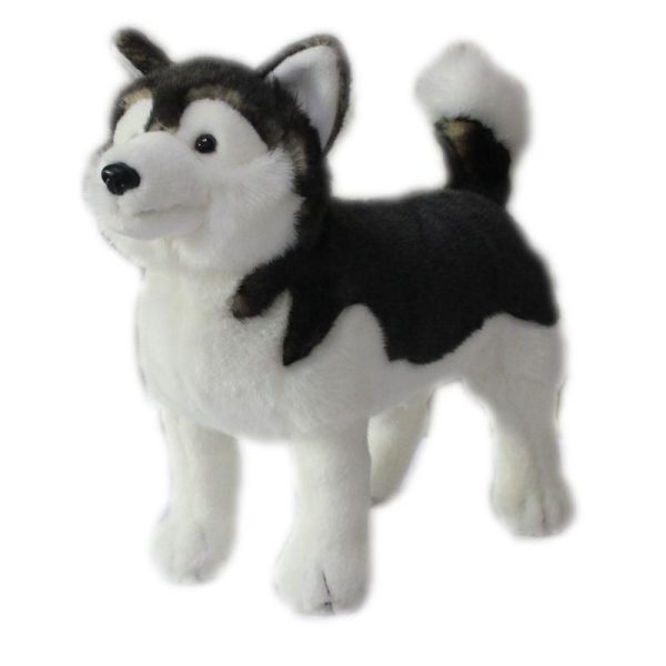 peluche loup noir