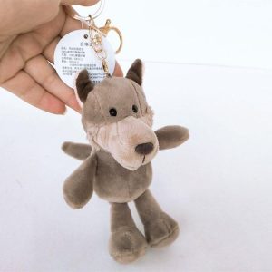 peluche loup porte-clés
