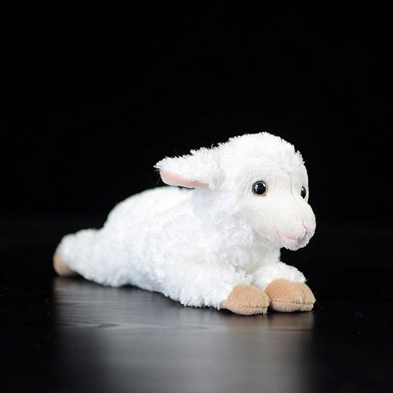 peluche mouton blanc