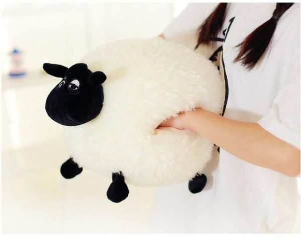 peluche mouton chauffe-mains