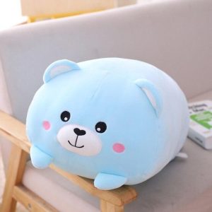 peluche ours bleu
