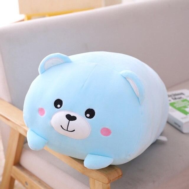 peluche ours bleu