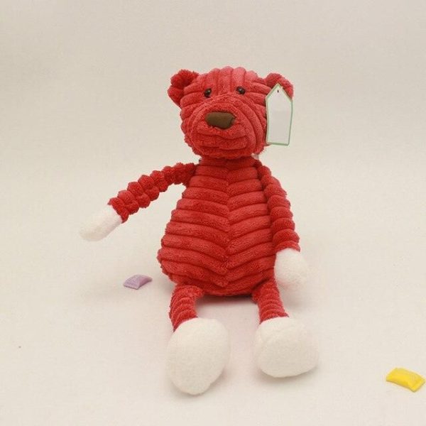 peluche ours rouge