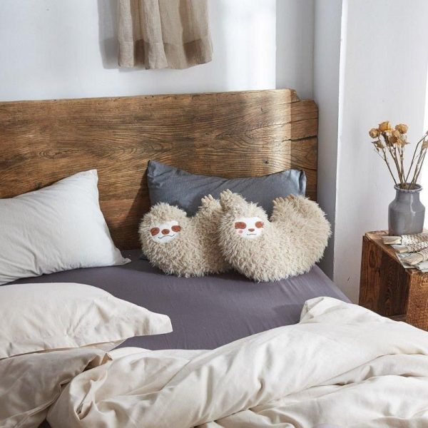 peluche paresseux coussin