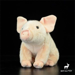 peluche petit cochon rose