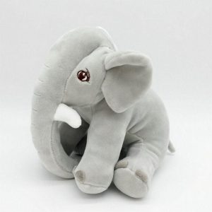 peluche petit éléphant gris