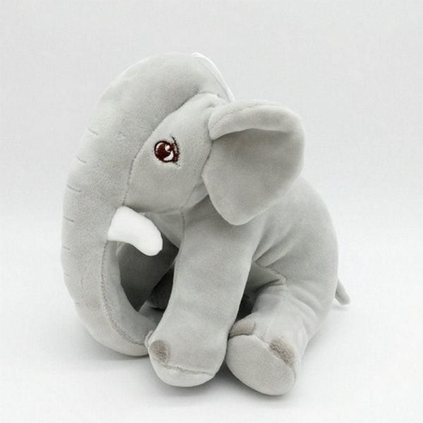 peluche petit éléphant gris