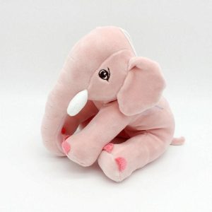 peluche petit éléphant rose
