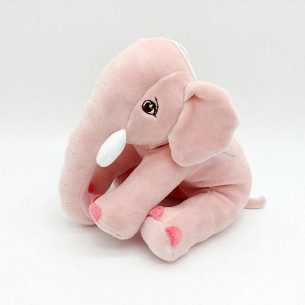 peluche petit éléphant rose
