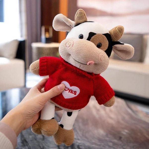 peluche petite vache