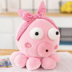 peluche pieuvre coquette