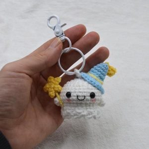 peluche pieuvre crochet bleu