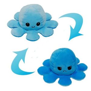 peluche pieuvre humeur bleue ciel