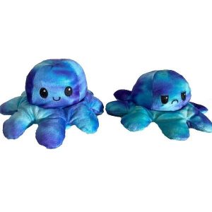 peluche pieuvre humeur bleutée