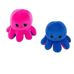 peluche pieuvre humeur fuchsia