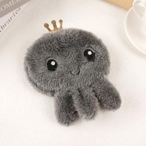 peluche pieuvre humeur grise