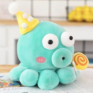 peluche pieuvre sucette