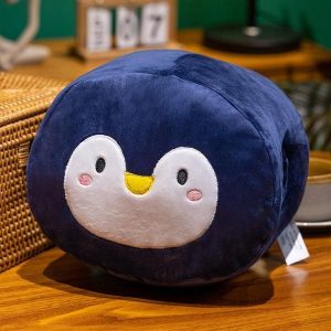 peluche pingouin chauffe-mains