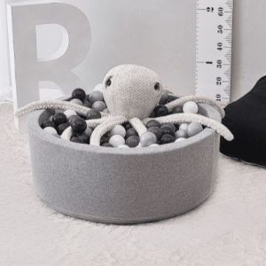 peluche poulpe blanche