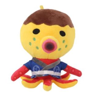 peluche poulpe jaune