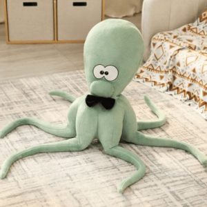 peluche poulpe vert