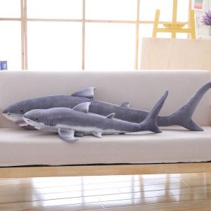 peluche requin blanc