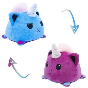 peluche réversible baleine insolite