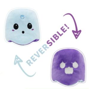 peluche réversible fantôme bleu