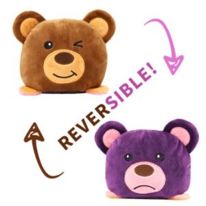 peluche réversible ours