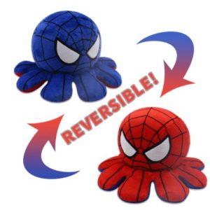 peluche réversible spiderman