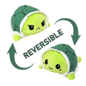 peluche réversible tortue