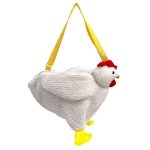 peluche sac bandoulière poule