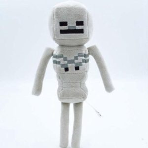 peluche squelette minecraft