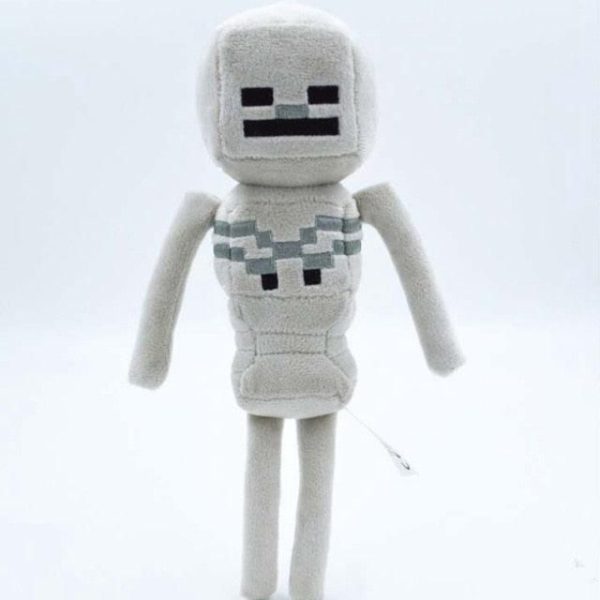 peluche squelette minecraft