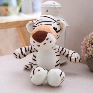 peluche tigre blanc