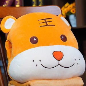 peluche tigre chauffe-mains