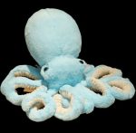 pieuvre géante bleue en peluche