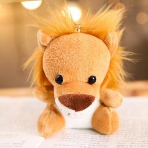 porte-clés lion peluche
