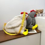 sac à dos poule peluche